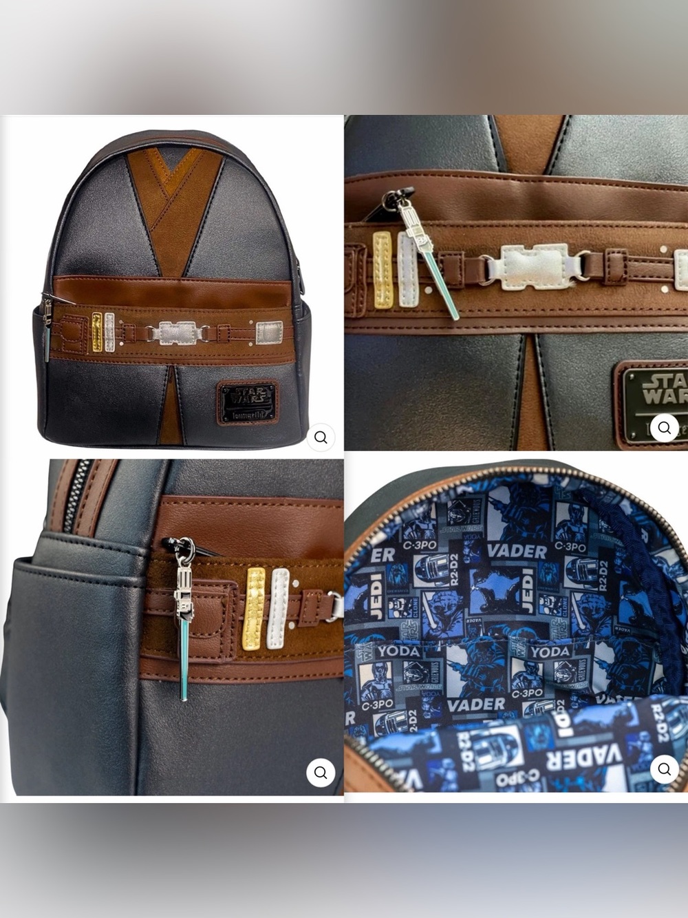 NWOT Cordy’s Corner Exclusive Loungefly Anakin Skywalker Cosplay Backpack